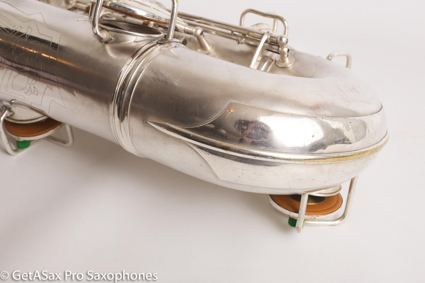 Conn Transitional Art Deco Tenor Original Silver Plate Overhauled 243357