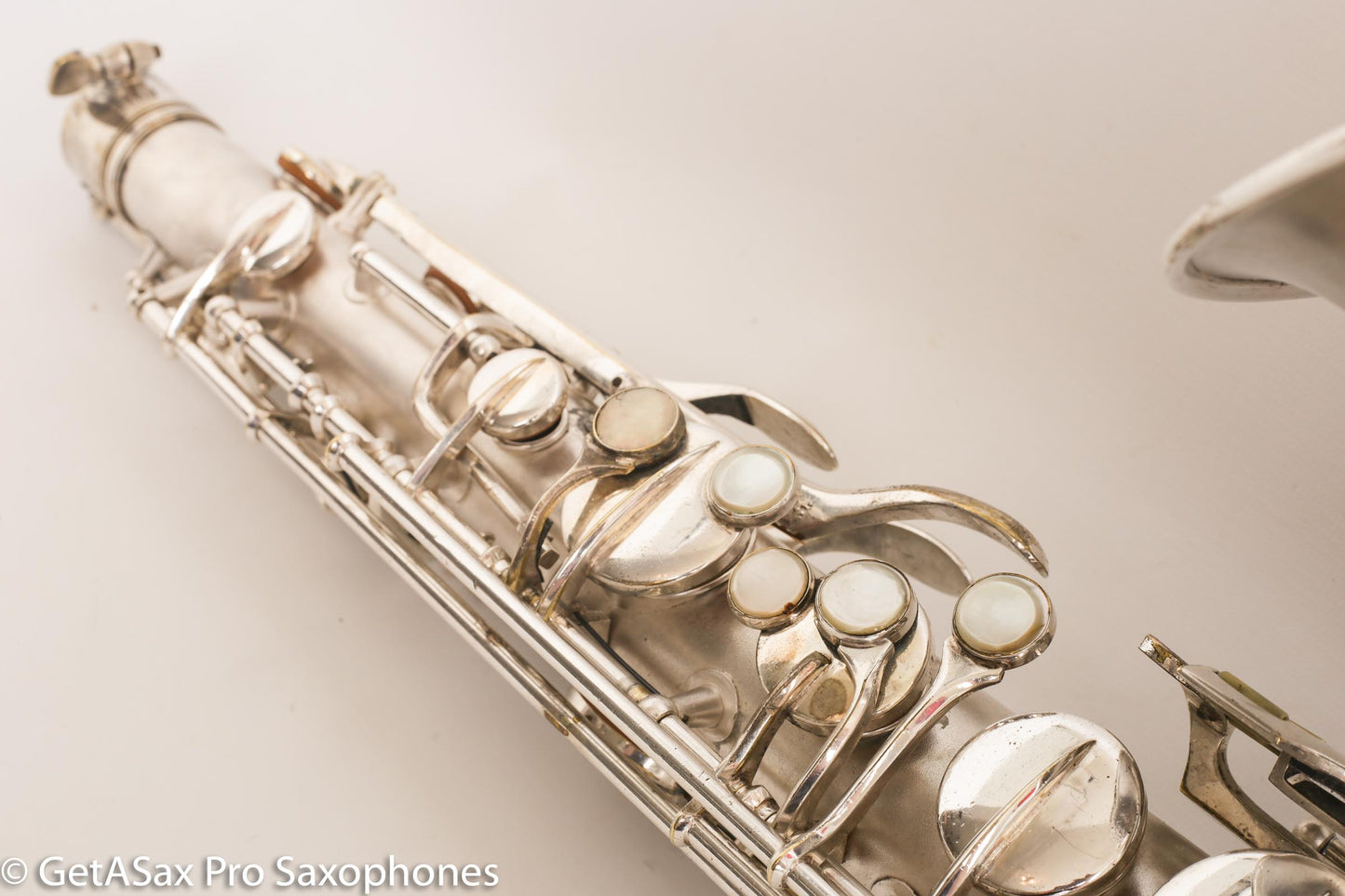 Conn Transitional Art Deco Tenor Original Silver Plate Overhauled 243357