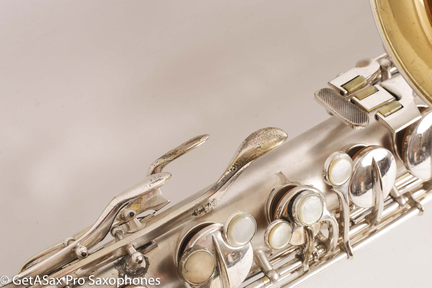 Conn Transitional Art Deco Tenor Original Silver Plate Overhauled 243357