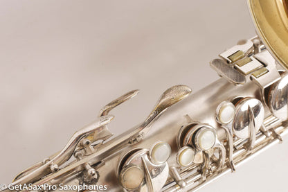 Conn Transitional Art Deco Tenor Original Silver Plate Overhauled 243357