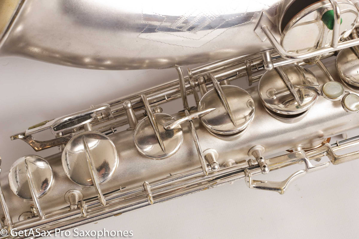 Conn Transitional Art Deco Tenor Original Silver Plate Overhauled 243357