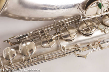 Conn Transitional Art Deco Tenor Original Silver Plate Overhauled 243357