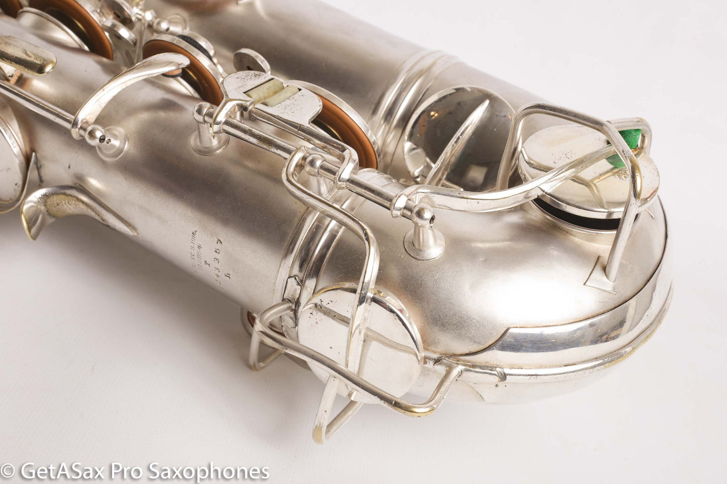 Conn Transitional Art Deco Tenor Original Silver Plate Overhauled 243357