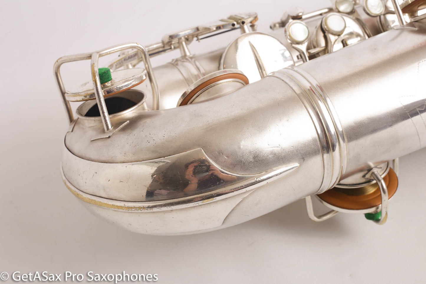 Conn Transitional Art Deco Tenor Original Silver Plate Overhauled 243357