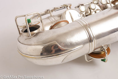 Conn Transitional Art Deco Tenor Original Silver Plate Overhauled 243357