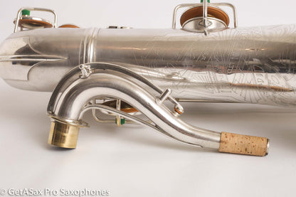 Conn Transitional Art Deco Tenor Original Silver Plate Overhauled 243357