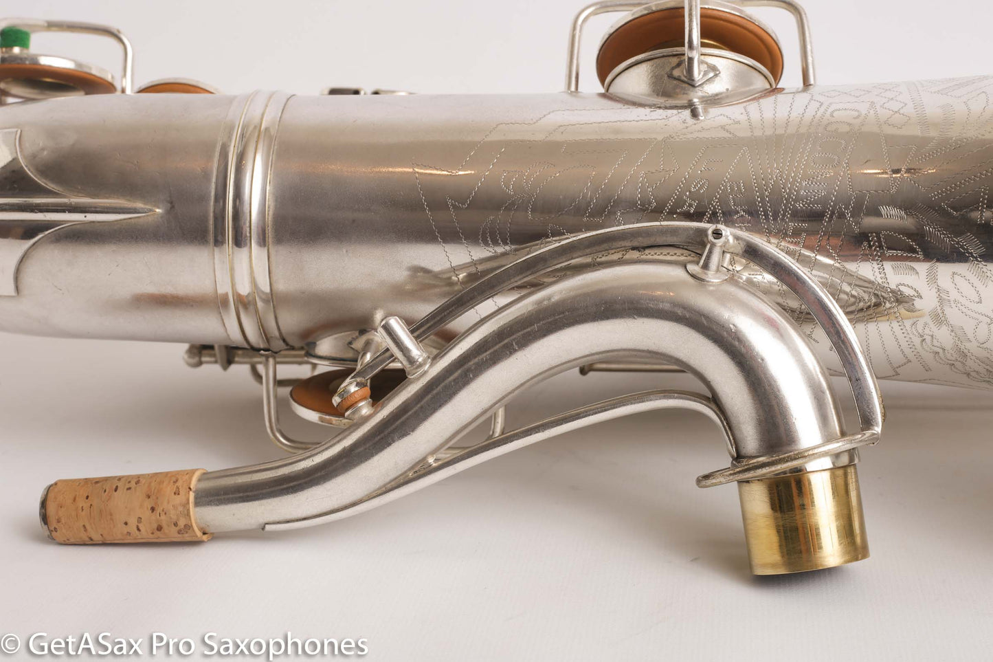 Conn Transitional Art Deco Tenor Original Silver Plate Overhauled 243357