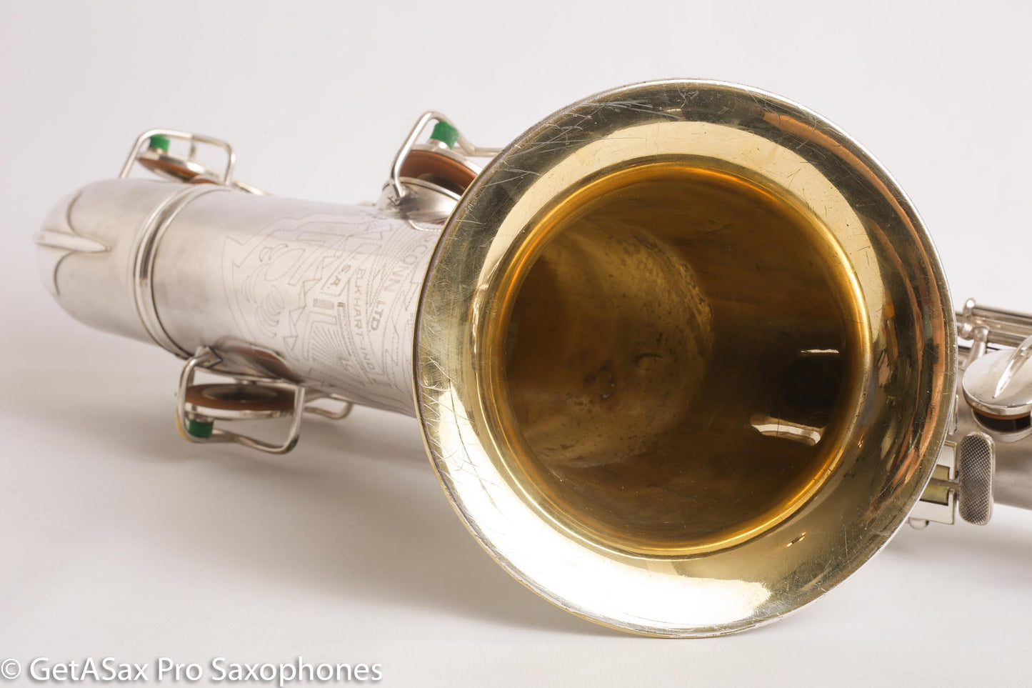 Conn Transitional Art Deco Tenor Original Silver Plate Overhauled 243357
