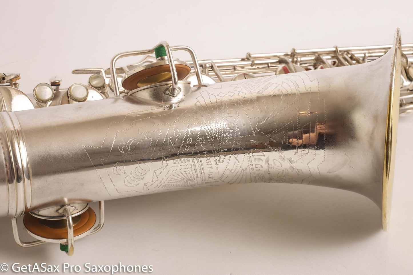 Conn Transitional Art Deco Tenor Original Silver Plate Overhauled 243357