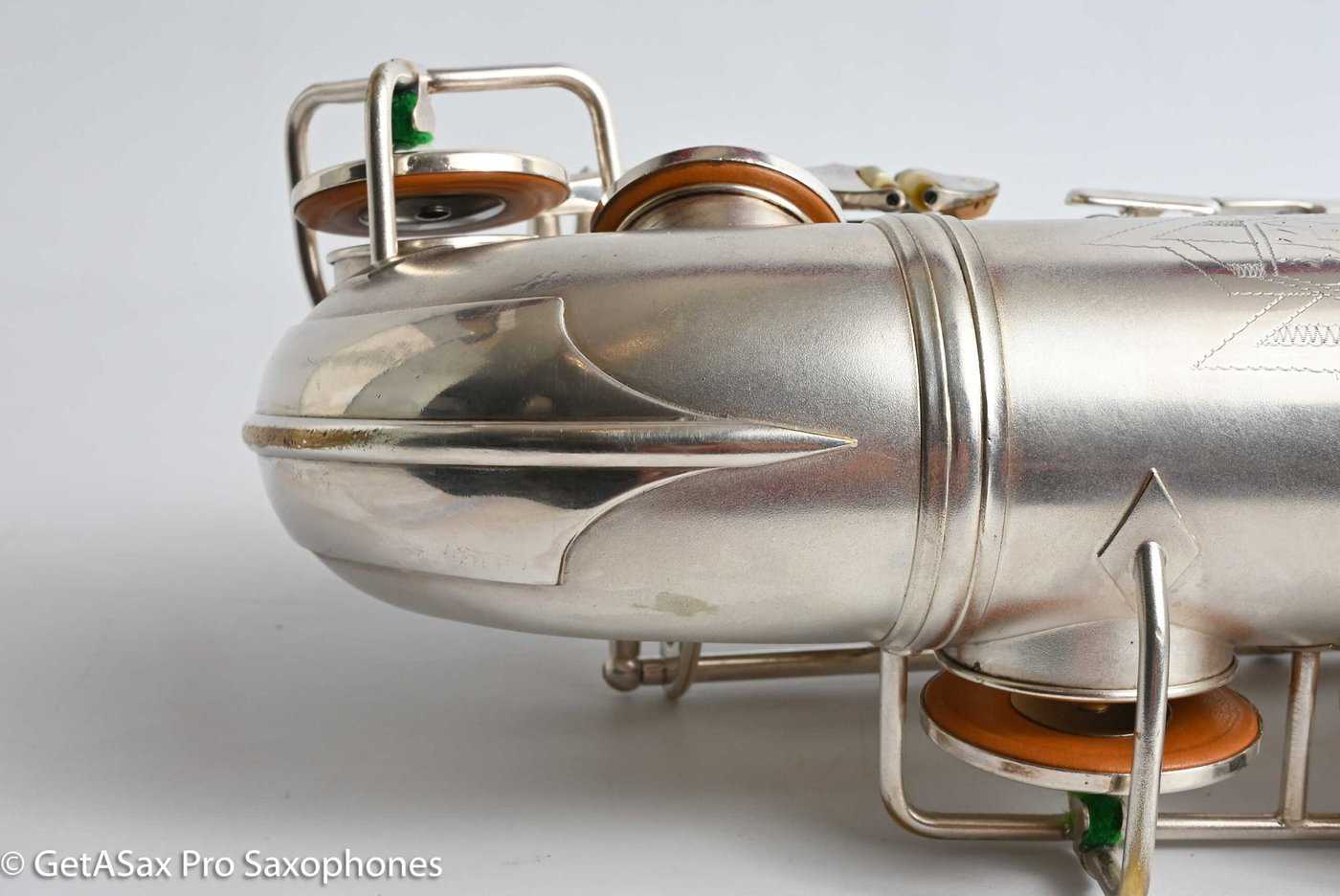 Conn Early 6M Transitional Alto Saxophone Original Silver Best Vintage! 250827