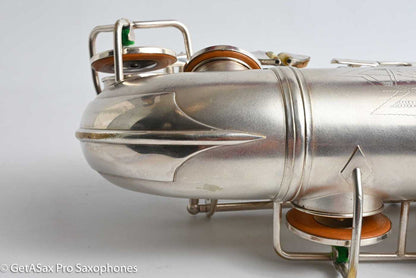 Conn Early 6M Transitional Alto Saxophone Original Silver Best Vintage! 250827