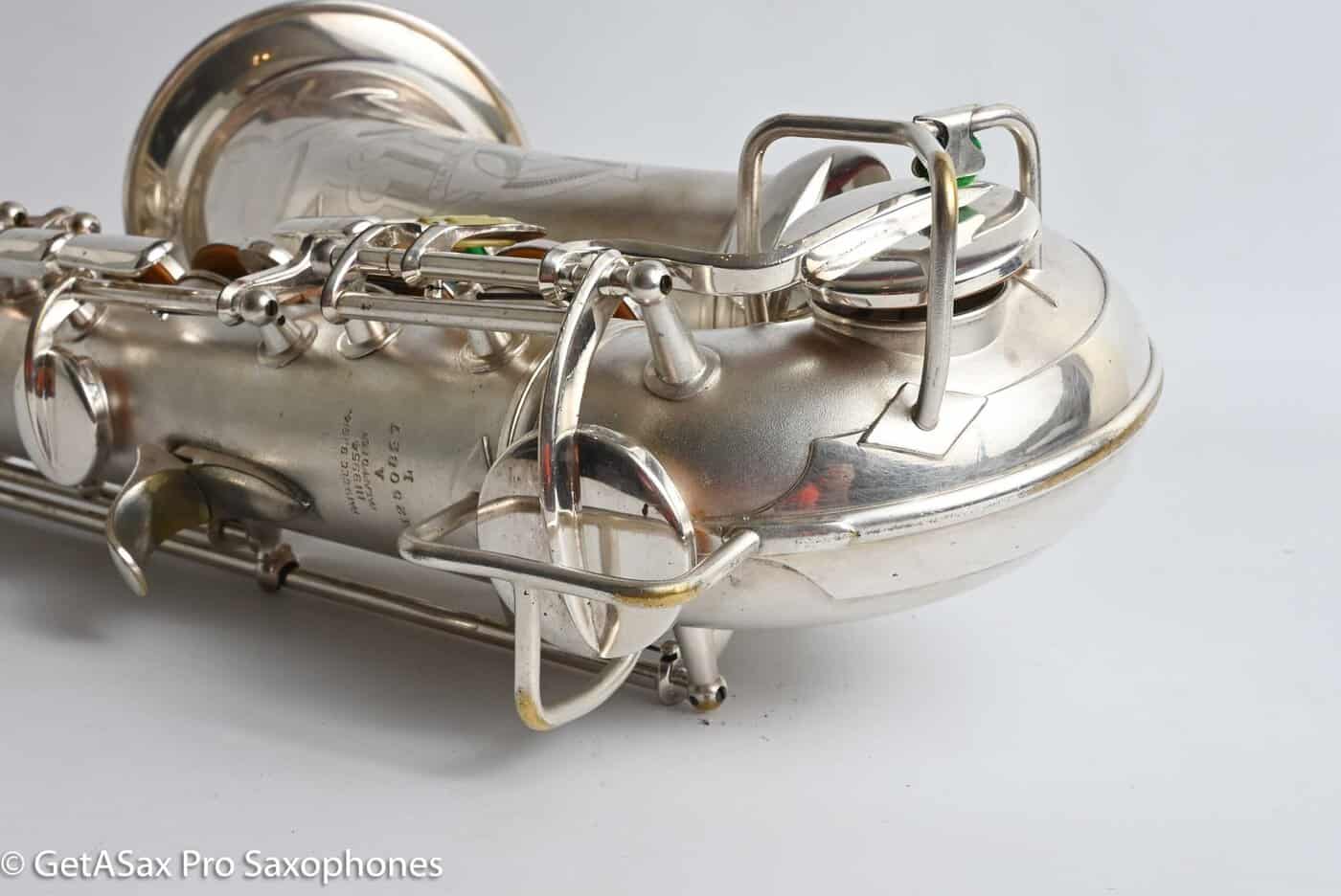 Conn Early 6M Transitional Alto Saxophone Original Silver Best Vintage! 250827