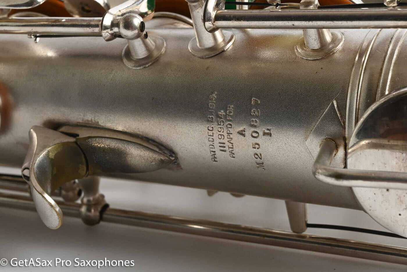 Conn Early 6M Transitional Alto Saxophone Original Silver Best Vintage! 250827