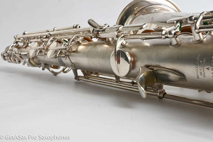 Conn Early 6M Transitional Alto Saxophone Original Silver Best Vintage! 250827