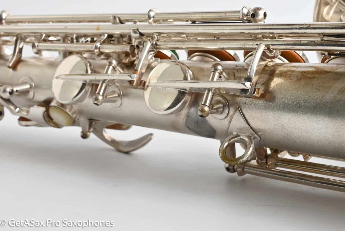 Conn Early 6M Transitional Alto Saxophone Original Silver Best Vintage! 250827