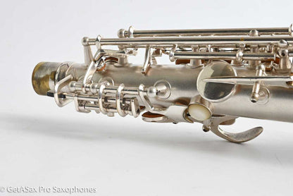 Conn Early 6M Transitional Alto Saxophone Original Silver Best Vintage! 250827