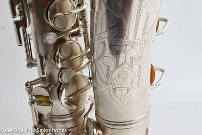 Conn Early 6M Transitional Alto Saxophone Original Silver Best Vintage! 250827