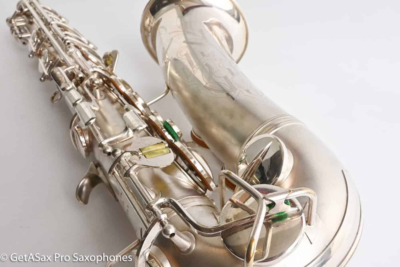 Conn Early 6M Transitional Alto Saxophone Original Silver Best Vintage! 250827