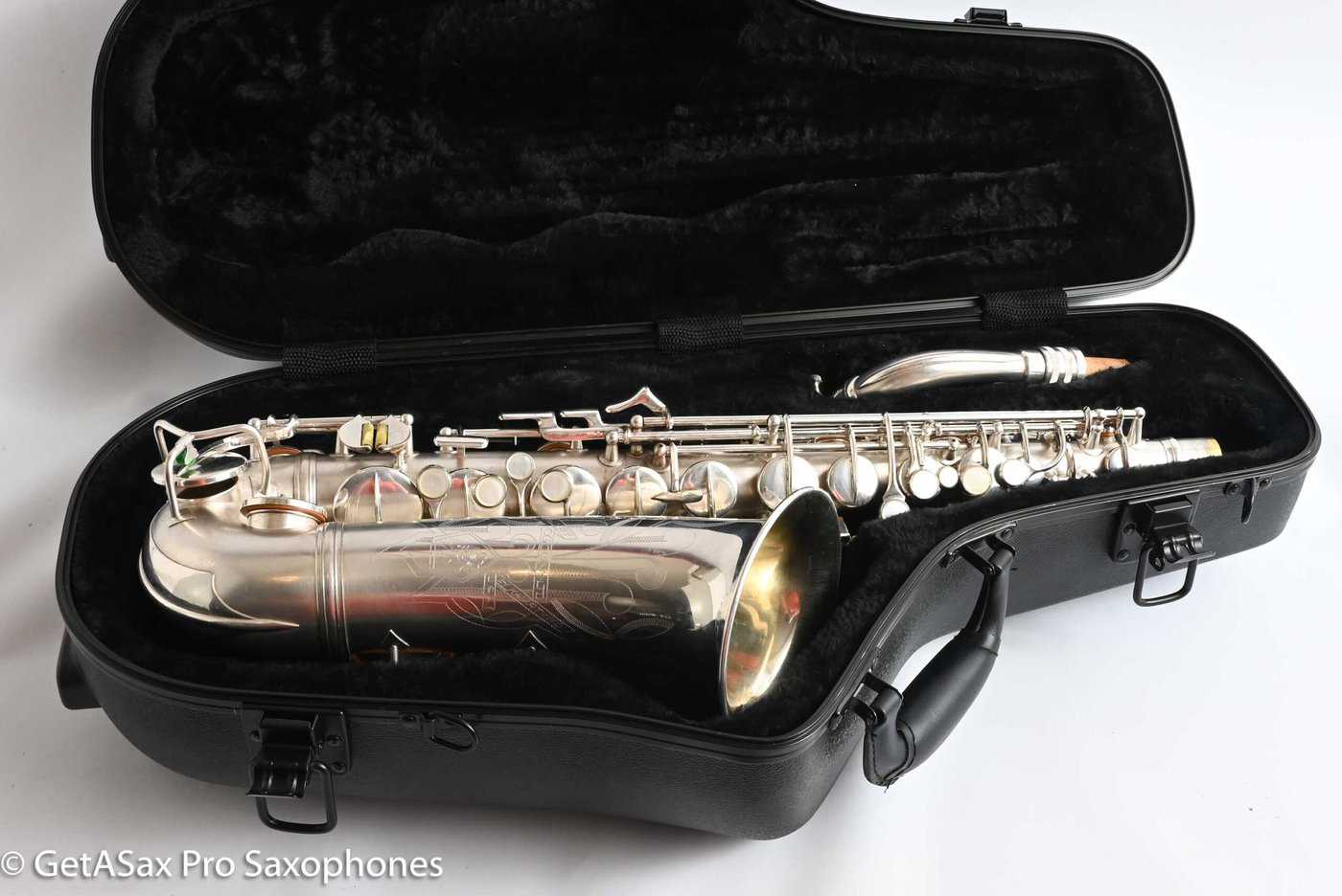 Conn Early 6M Transitional Alto Saxophone Original Silver Best Vintage! 250827