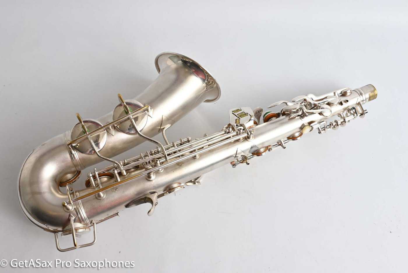 Conn Early 6M Transitional Alto Saxophone Original Silver Best Vintage! 250827