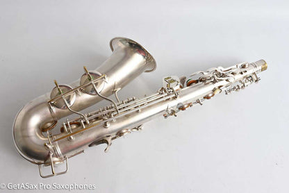 Conn Early 6M Transitional Alto Saxophone Original Silver Best Vintage! 250827
