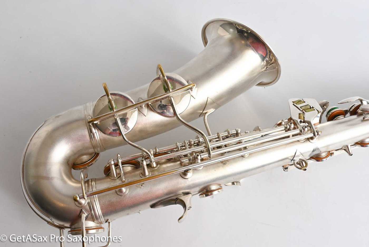 Conn Early 6M Transitional Alto Saxophone Original Silver Best Vintage! 250827