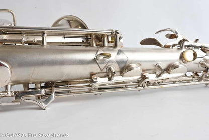 Conn Early 6M Transitional Alto Saxophone Original Silver Best Vintage! 250827