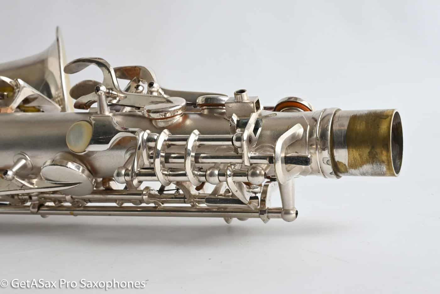 Conn Early 6M Transitional Alto Saxophone Original Silver Best Vintage! 250827