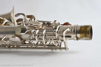 Conn Early 6M Transitional Alto Saxophone Original Silver Best Vintage! 250827