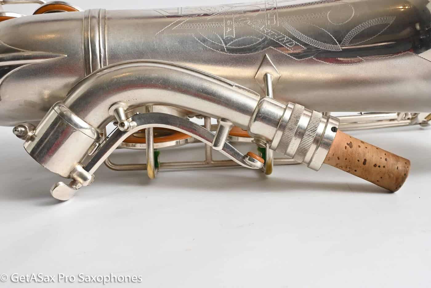 Conn Early 6M Transitional Alto Saxophone Original Silver Best Vintage! 250827