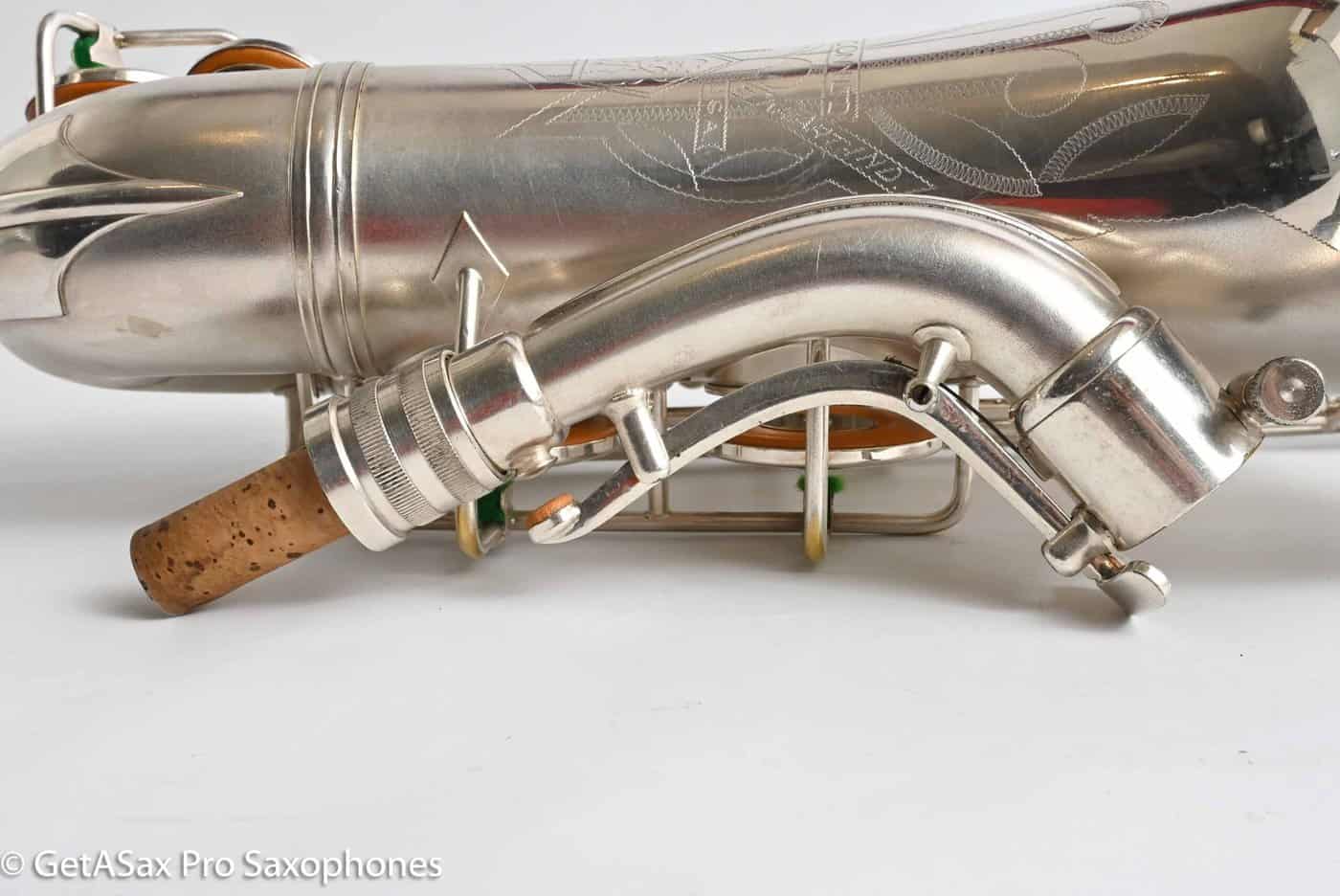 Conn Early 6M Transitional Alto Saxophone Original Silver Best Vintage! 250827