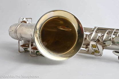 Conn Early 6M Transitional Alto Saxophone Original Silver Best Vintage! 250827