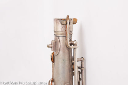 Conn Art Deco Transitional New Wonder II Tenor Original Silver Old Pads Fair Condition 239875