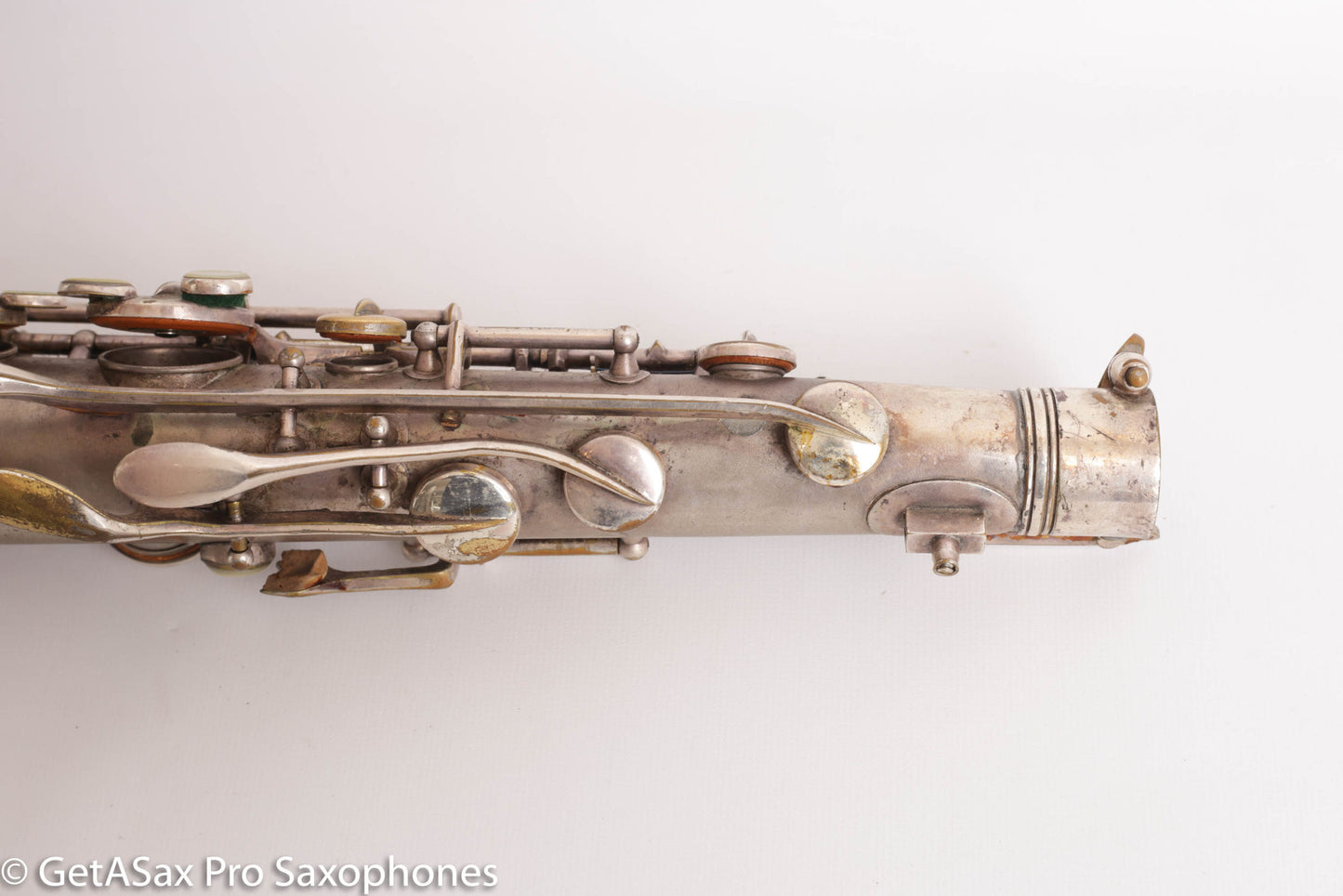 Conn Art Deco Transitional New Wonder II Tenor Original Silver Old Pads Fair Condition 239875