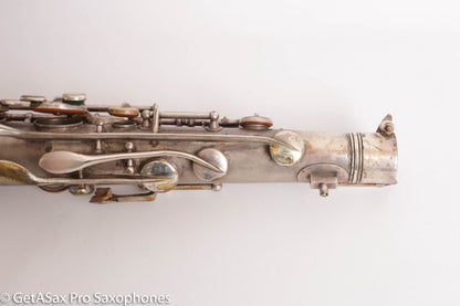 Conn Art Deco Transitional New Wonder II Tenor Original Silver Old Pads Fair Condition 239875