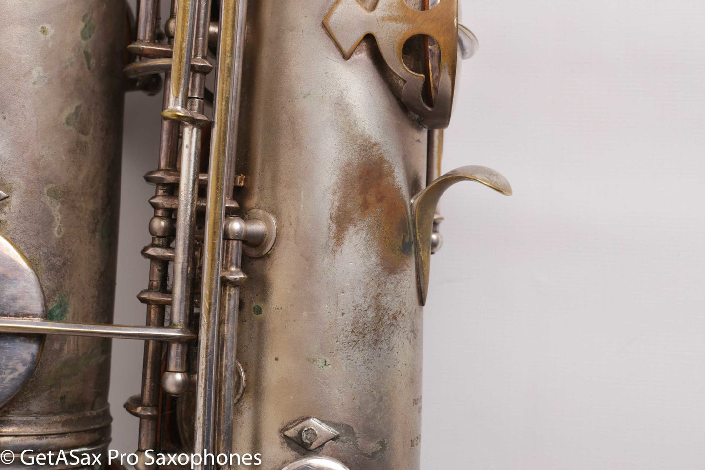 Conn Art Deco Transitional New Wonder II Tenor Original Silver Old Pads Fair Condition 239875