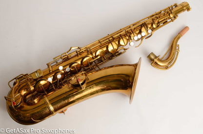 Conn 10M (late) Transitional Tenor Original Lacquer Old Pads Great Serial! 261521