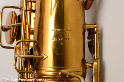 Conn 10M (late) Transitional Tenor Original Lacquer Old Pads Great Serial! 261521