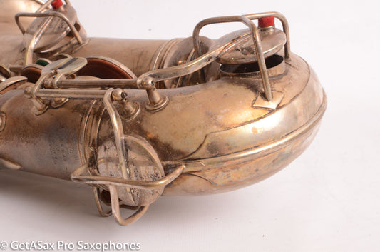 Conn New Wonder Tenor Original Silver Plate Old Pads 37334