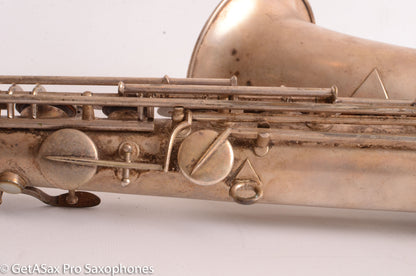 Conn New Wonder Tenor Original Silver Plate Old Pads 37334