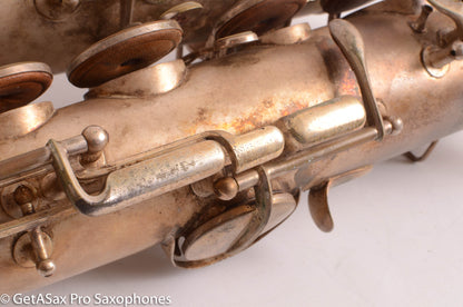 Conn New Wonder Tenor Original Silver Plate Old Pads 37334