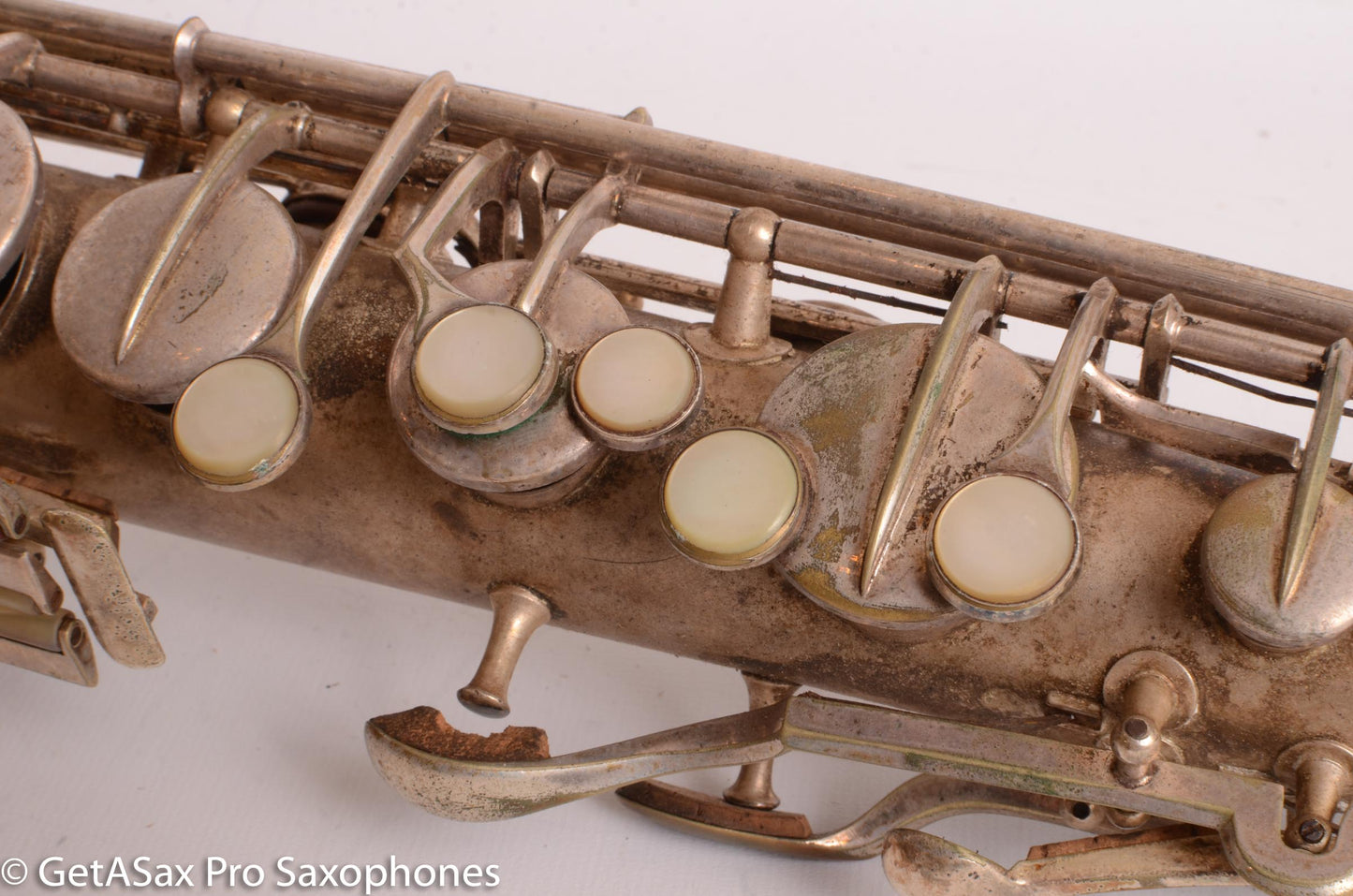 Conn New Wonder Tenor Original Silver Plate Old Pads 37334