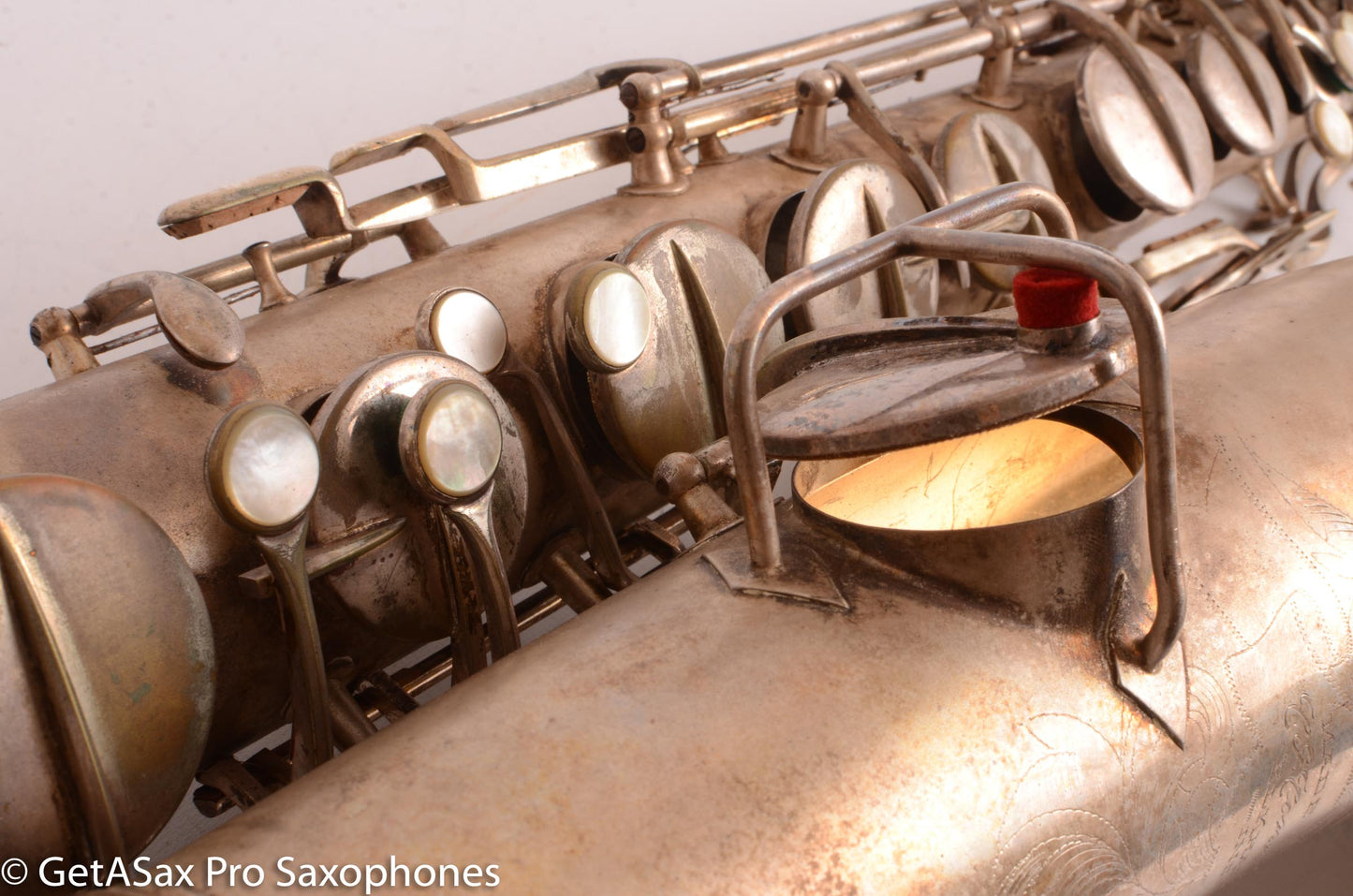 Conn New Wonder Tenor Original Silver Plate Old Pads 37334