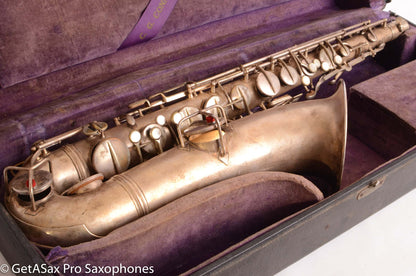 Conn New Wonder Tenor Original Silver Plate Old Pads 37334