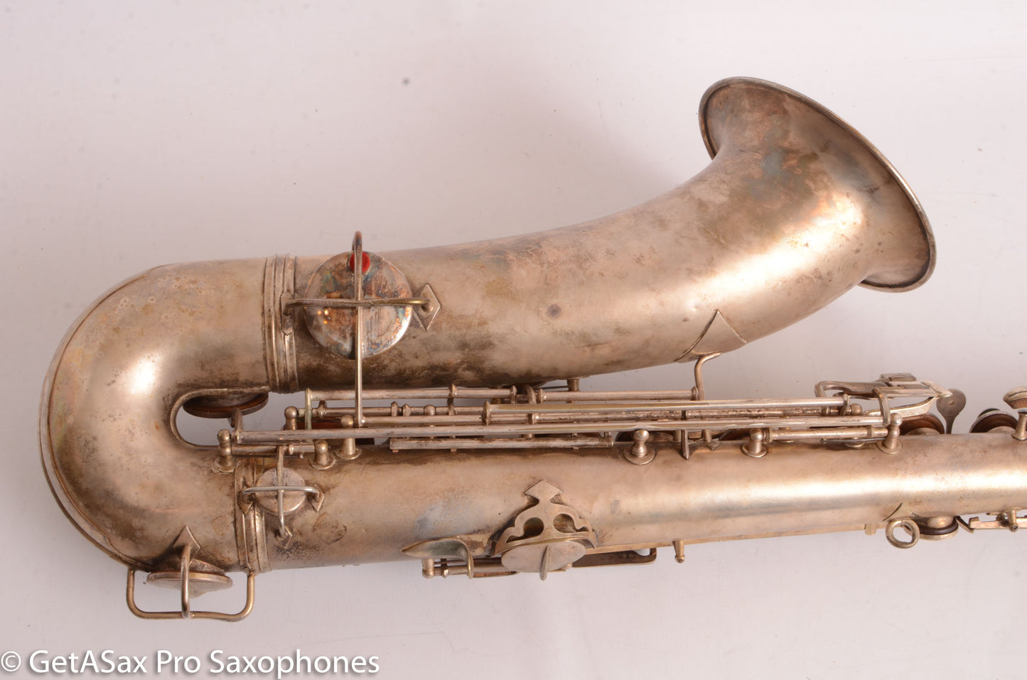 Conn New Wonder Tenor Original Silver Plate Old Pads 37334