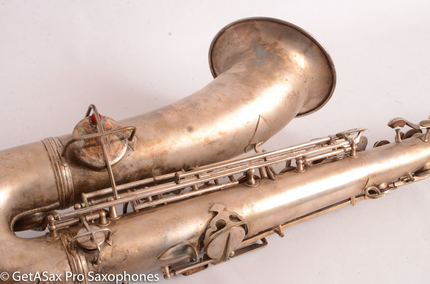 Conn New Wonder Tenor Original Silver Plate Old Pads 37334