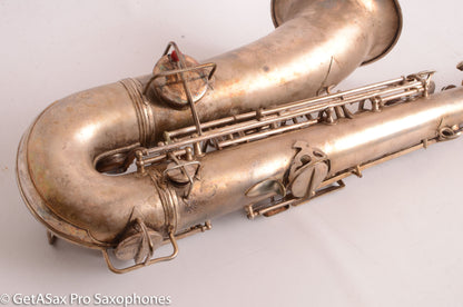 Conn New Wonder Tenor Original Silver Plate Old Pads 37334