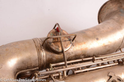 Conn New Wonder Tenor Original Silver Plate Old Pads 37334