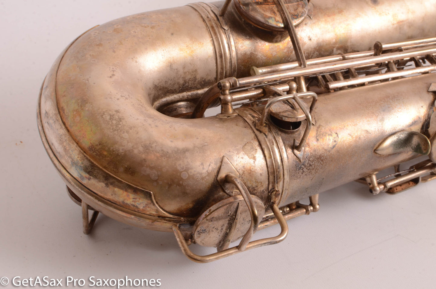 Conn New Wonder Tenor Original Silver Plate Old Pads 37334