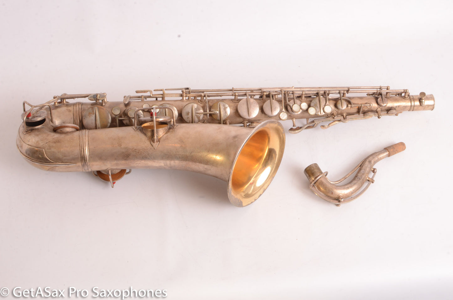 Conn New Wonder Tenor Original Silver Plate Old Pads 37334